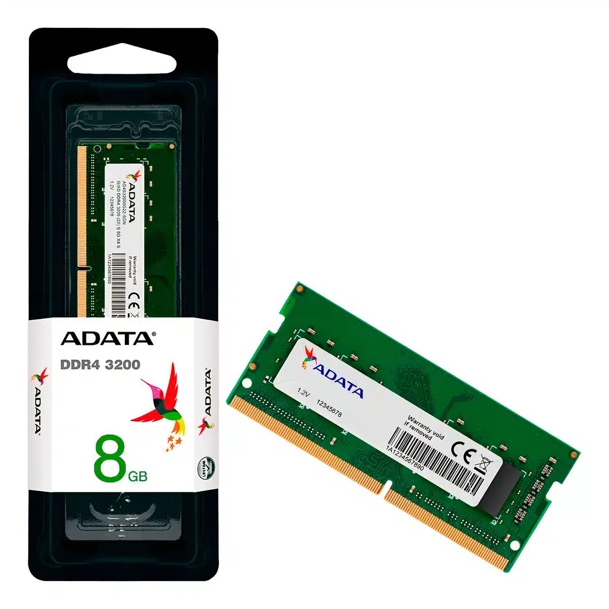 Memoria Ram Premier Color Verde 8gb Adata Ad4s320088g22-sgn